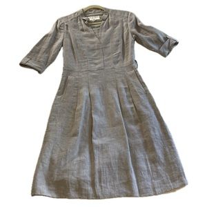 Boss Hugo Boss linen dress Sz 2 NWOT